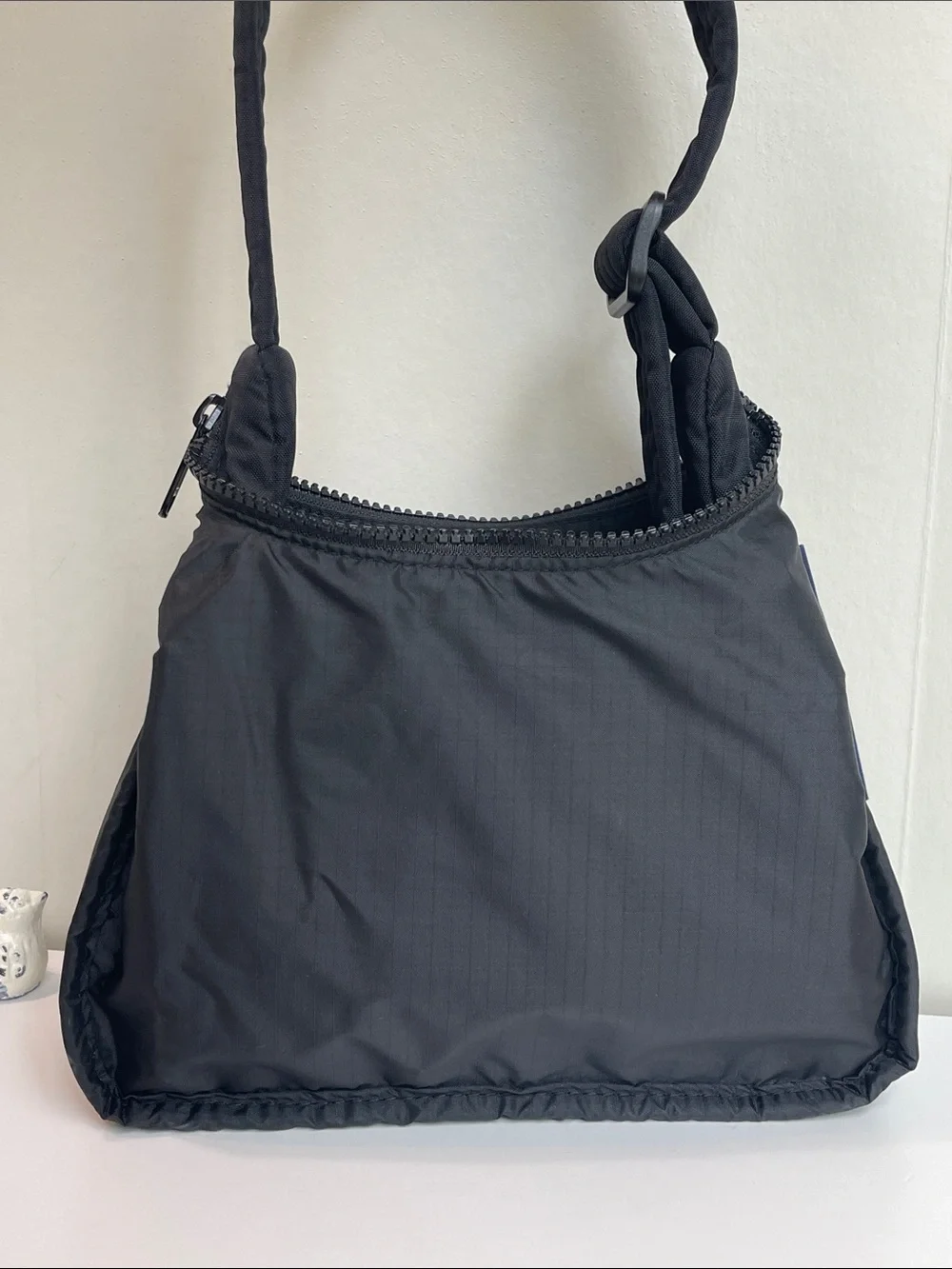 BAGGU UO Exclusive Embroidered Bow Mini Nylon Shoulder Bag